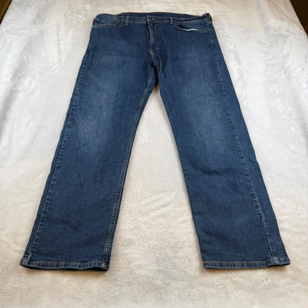 Levi's 505 Regular Fit Jeans Mens W40 L32‎ Blue Denim Classic Style